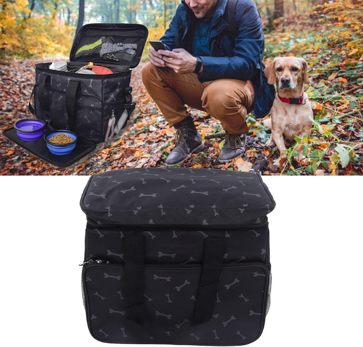 Hundereisetasche mit Multifunktionstaschen, für Reisen, Wandern, Outdoor-Aktivitäten