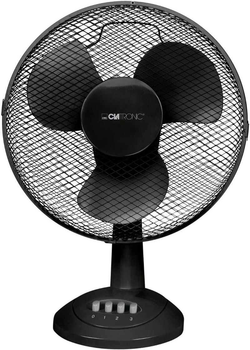 Clatronic Ventilator für Tisch/Tischventilator VL 3602; Mini-Fan für Schlafzimmer, Büro, Wohnmobil;