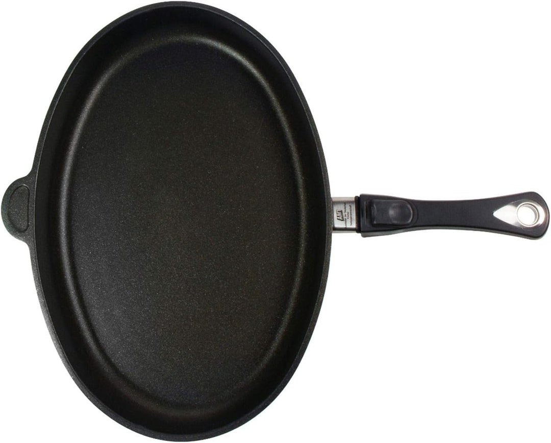 AMT Gastroguss I-4127 Induktionsfischpfanne mit festem Stiel, mit festem Stiel