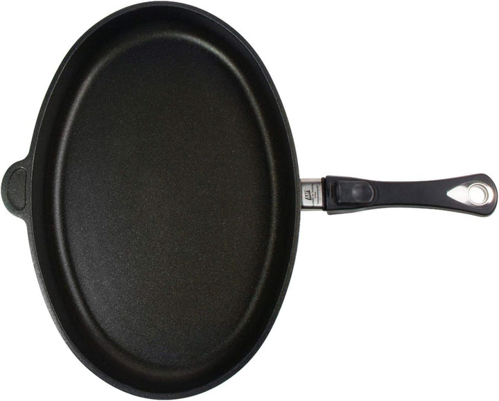 AMT Gastroguss I-4127 Induktionsfischpfanne mit festem Stiel, mit festem Stiel
