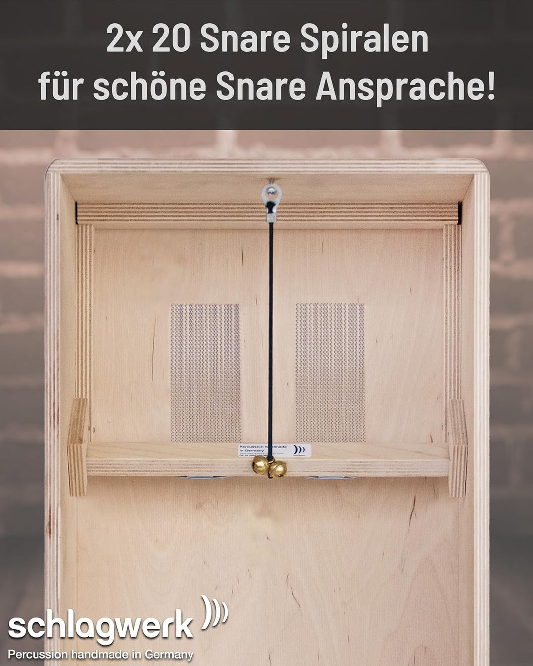 Schlagwerk Cajon 2 in One CP 408 (Dark Oak) Dunkle Eiche, Dunkle Eiche
