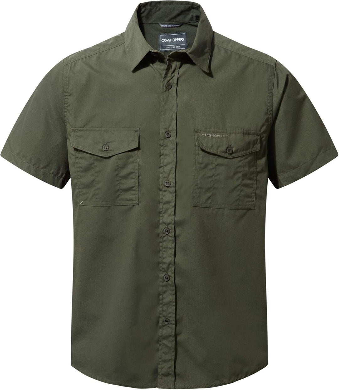Craghoppers Herren Kiwi Kurzarm-Shirt Wanderhemd (1er Pack), Cedar