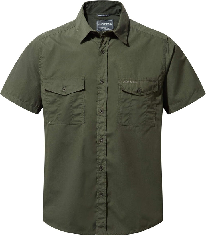Craghoppers Herren Kiwi Kurzarm-Shirt Wanderhemd (1er Pack), Cedar