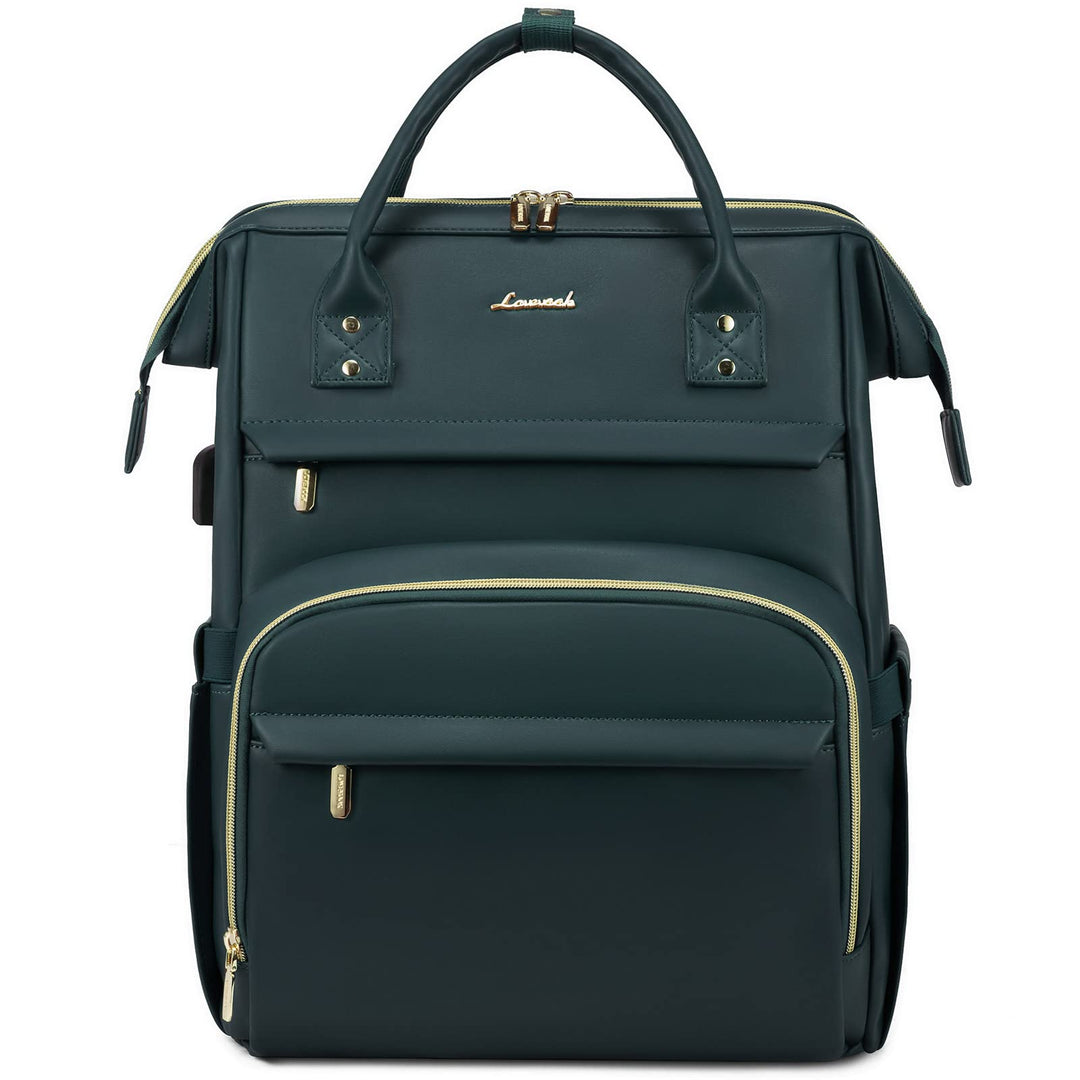 LOVEVOOK Rucksack Damen, Wasserdicht Laptoptasche Schulrucksack 15,6 Zoll mit Laptopfach, Gross Arbe