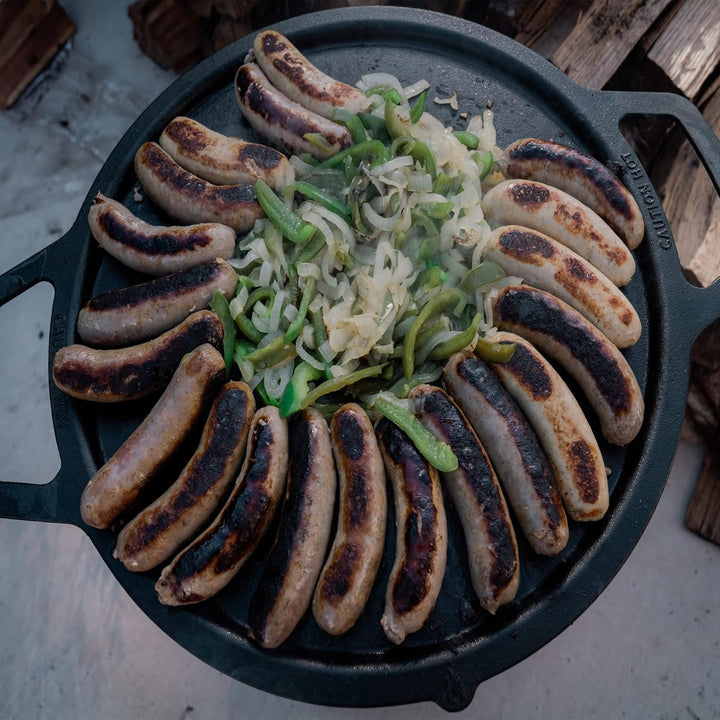 Solo Stove Gusseisen-Plancha mit Aufsatz für Bonfire Feuerschale | Grillplatte mit Edelstahl-Aufsatz