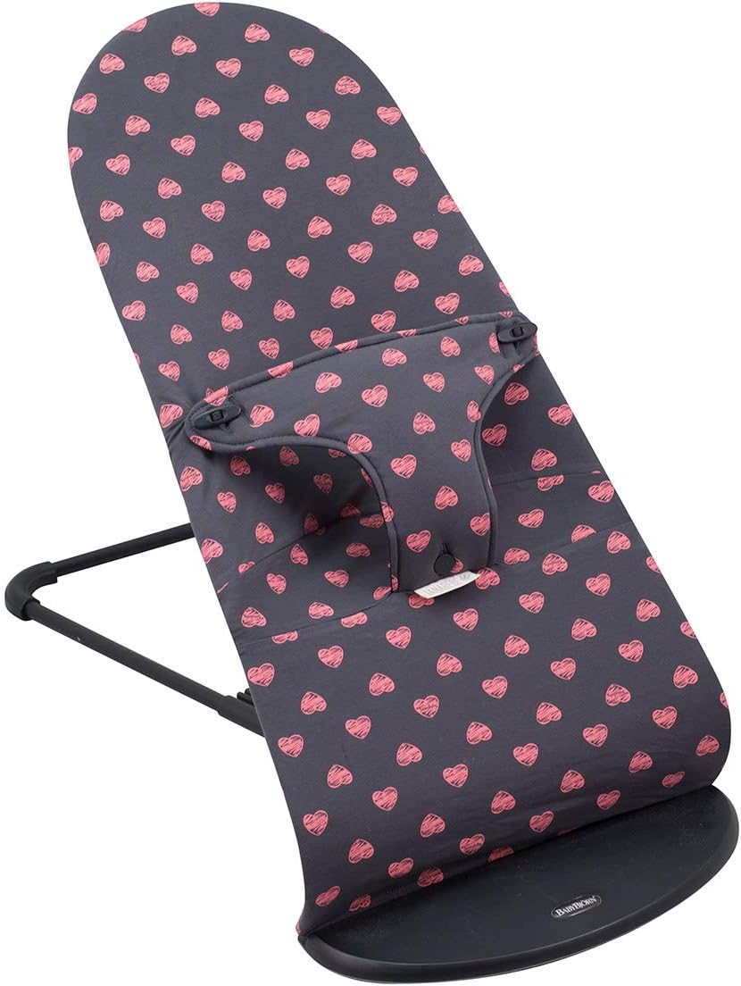 JYOKO Kids Bezug kompatibel mit Babybjorn Bliss, Balance, Soft (Fluor Heart, Baumwolle) Flúor Heart,