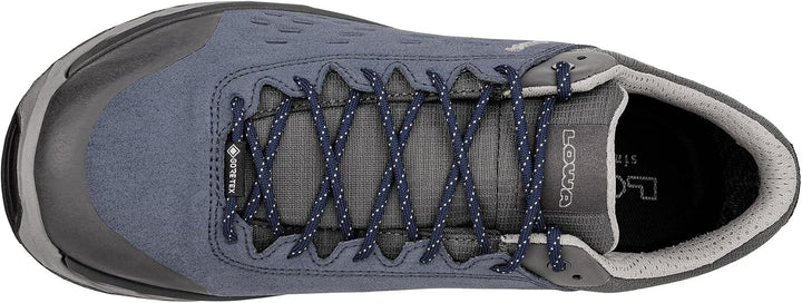 LOWA Halbschuh MALTA GTX LO 42 EU Blau Grau, 42 EU Blau Grau