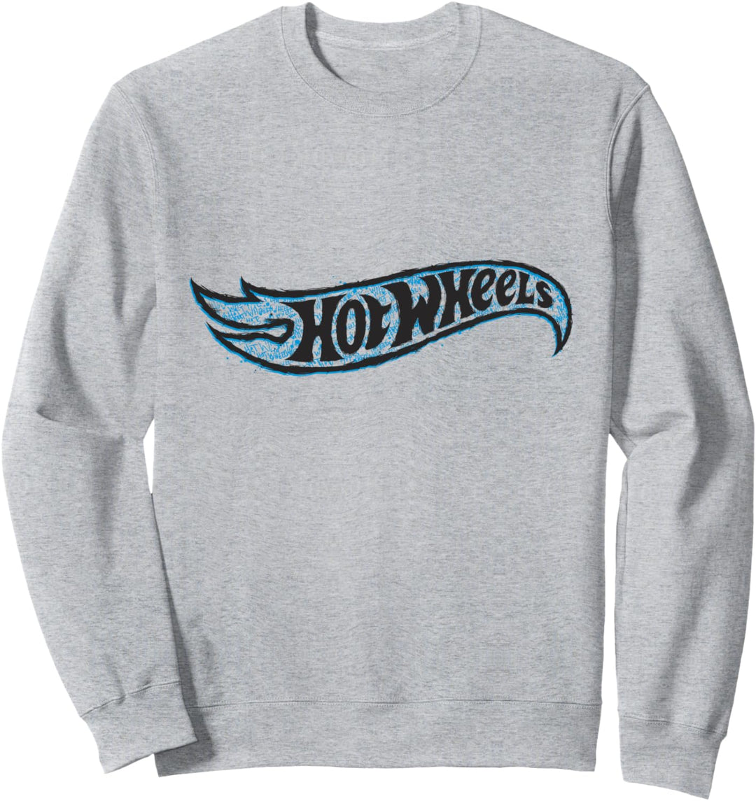 Blaues klassisches Logo von Hot Wheels Sweatshirt