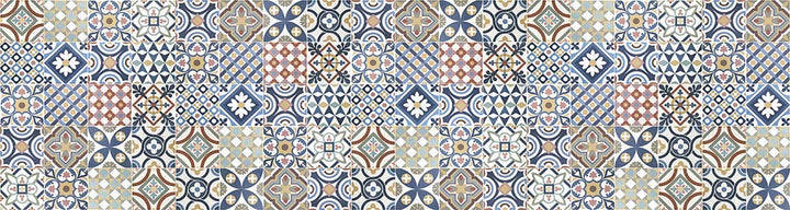 VINILIKO Gimaraes Vinylteppich, Mehrfarbig, 80 x 300 cm 80x300 Bunt, 80x300 Bunt