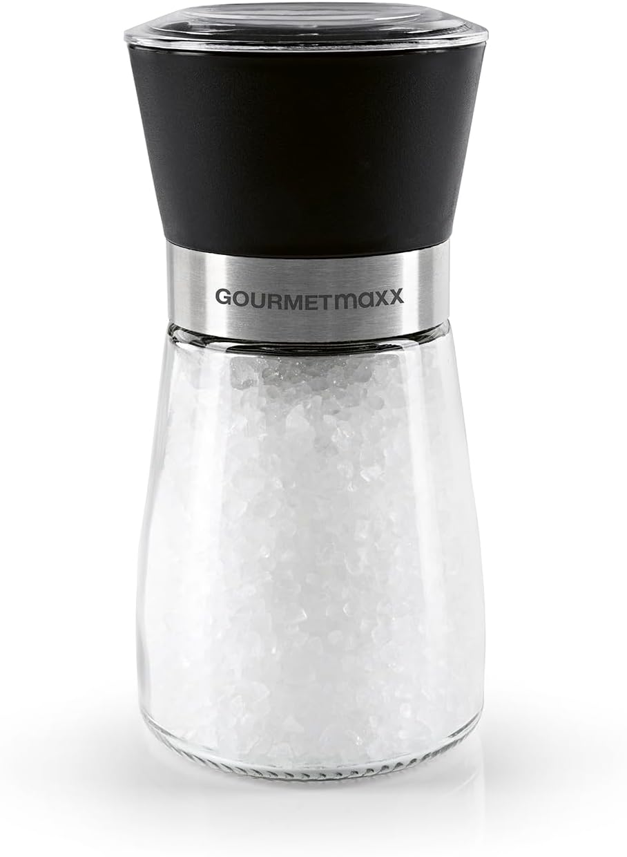 GOURMETmaxx Salz- & Pfeffermühlen 2er-Set | Gewürzmühlen mit stufenlos einstellbarem Keramikmahlwerk