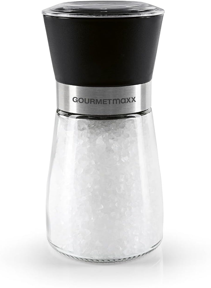 GOURMETmaxx Salz- & Pfeffermühlen 2er-Set | Gewürzmühlen mit stufenlos einstellbarem Keramikmahlwerk