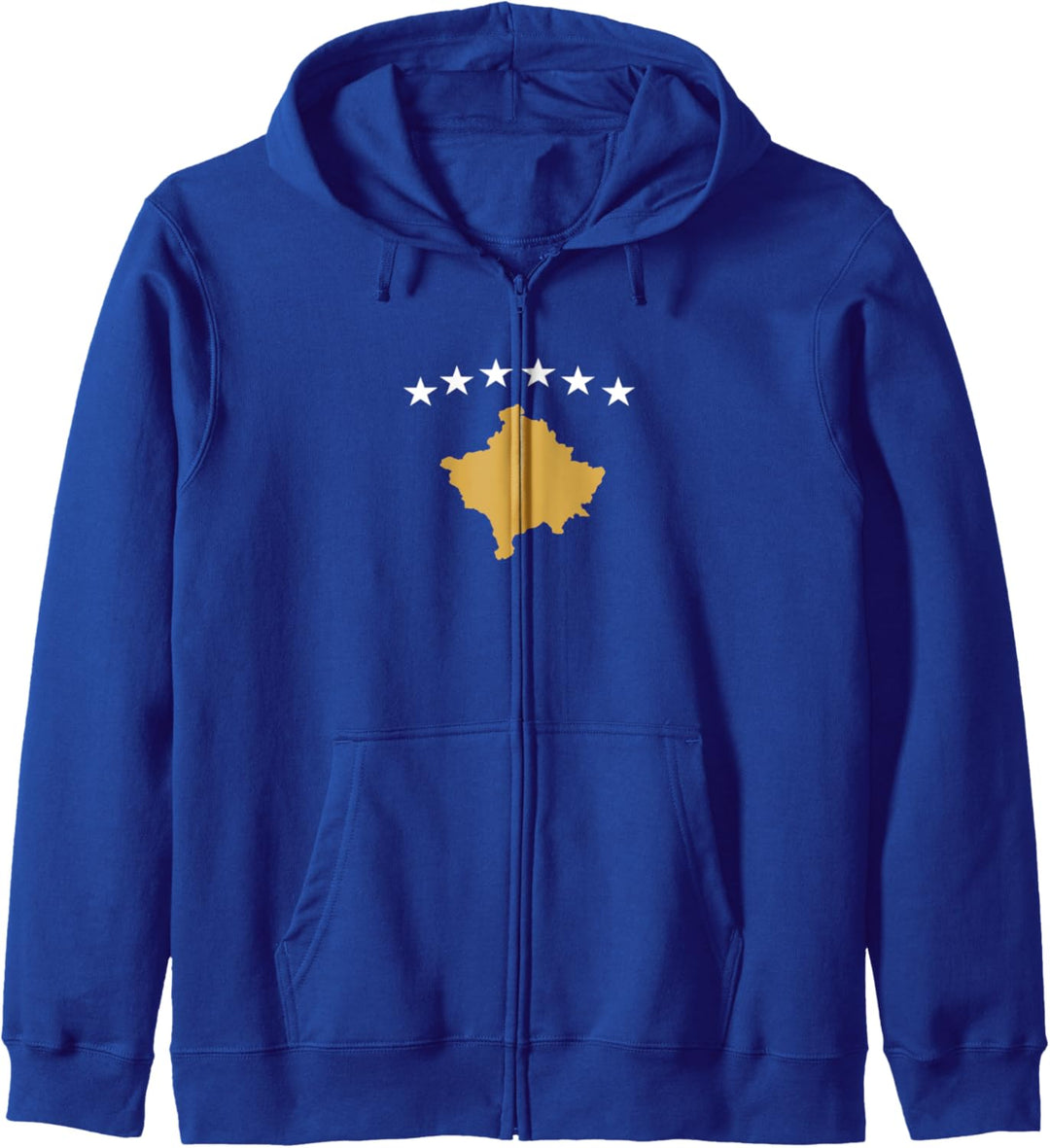 Kosovarische Flagge Kosovo Kapuzenjacke