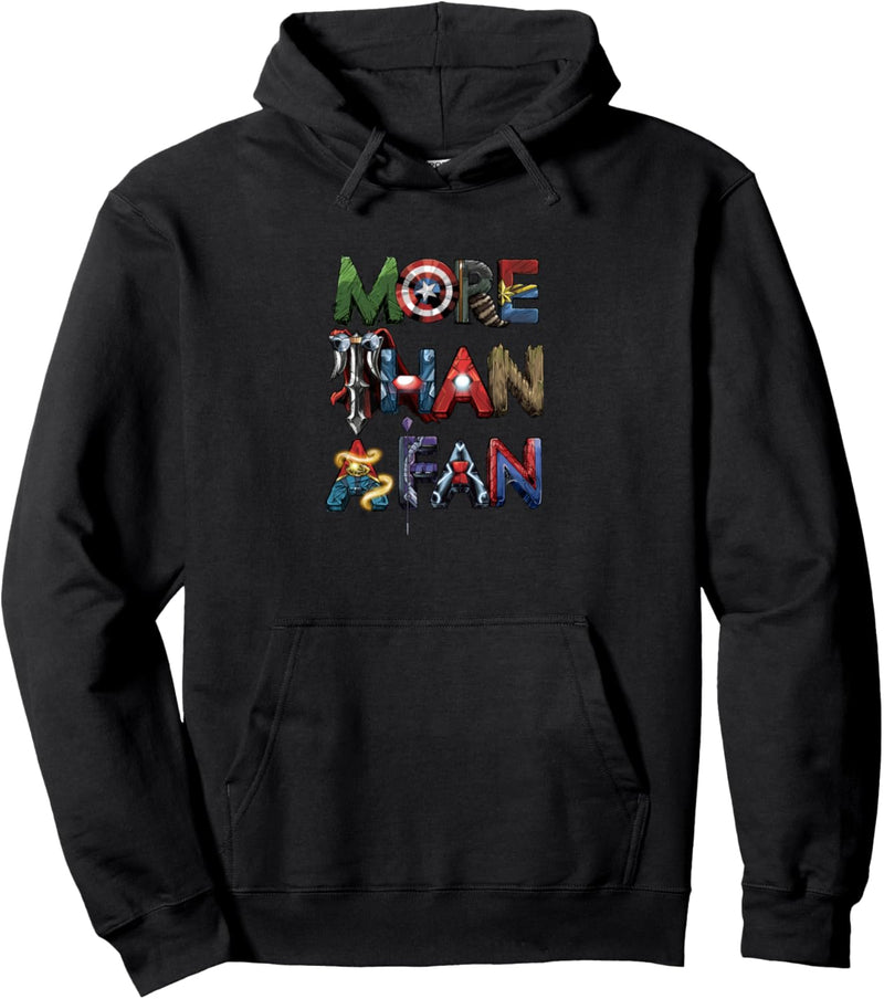 Marvel Avengers More Than A Fan Word Stack Pullover Hoodie