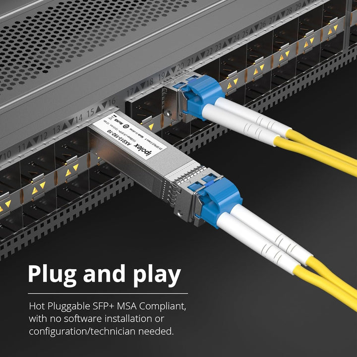 10G LR SFP+ zu LC Single Mode Transceiver für Cisco SFP-10G-LR, 10GBase-LR Glasfasermodul für Cisco,