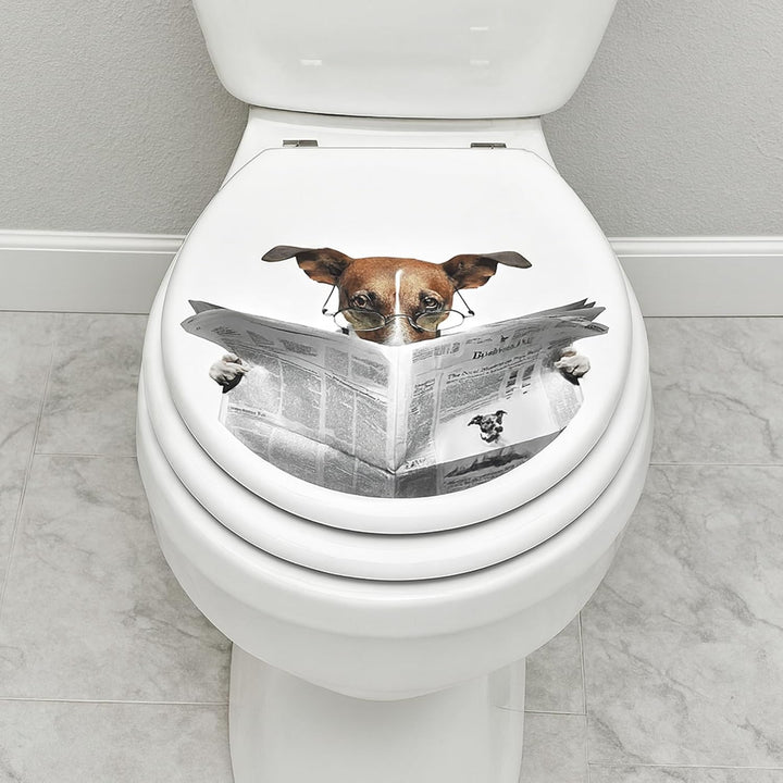 Tendance - Wc-deckel mdf 18 zoll edelstahl-befestigungen - karamel
