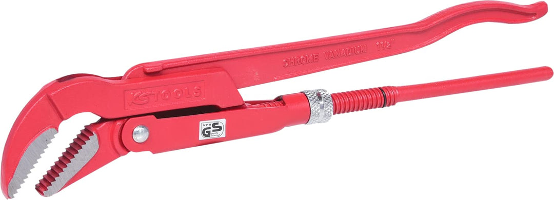 KS Tools 112.1500 Eckrohrzange, 45° gewinkelt, 1.1/2&