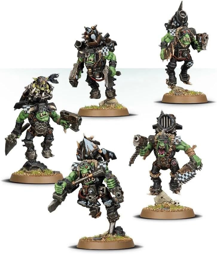 Games Workshop Warhammer+40k+-+Orks+Stormboyz+%282018%29, Schwarz
