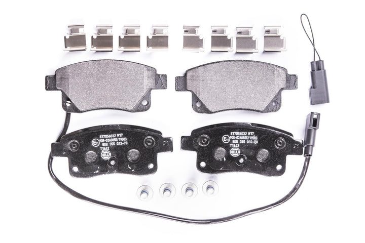 HELLA PAGID 8DB 355 012-781 Bremsbelagsatz - T1642 - Dicke/Stärke: 17.3mm - Bremssystem: Bosch - ink