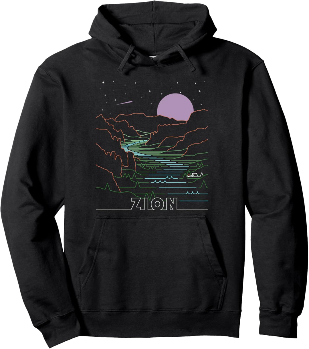 Vintage Zion Nationalpark Ich wanderte Engel Landung Zion Utah Pullover Hoodie