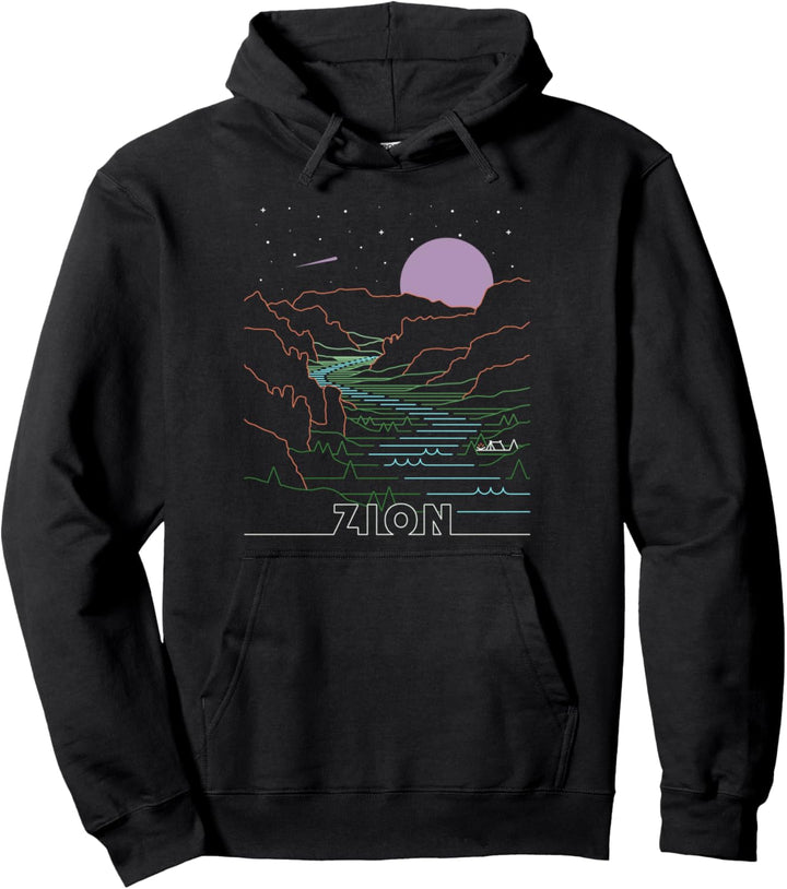 Vintage Zion Nationalpark Ich wanderte Engel Landung Zion Utah Pullover Hoodie