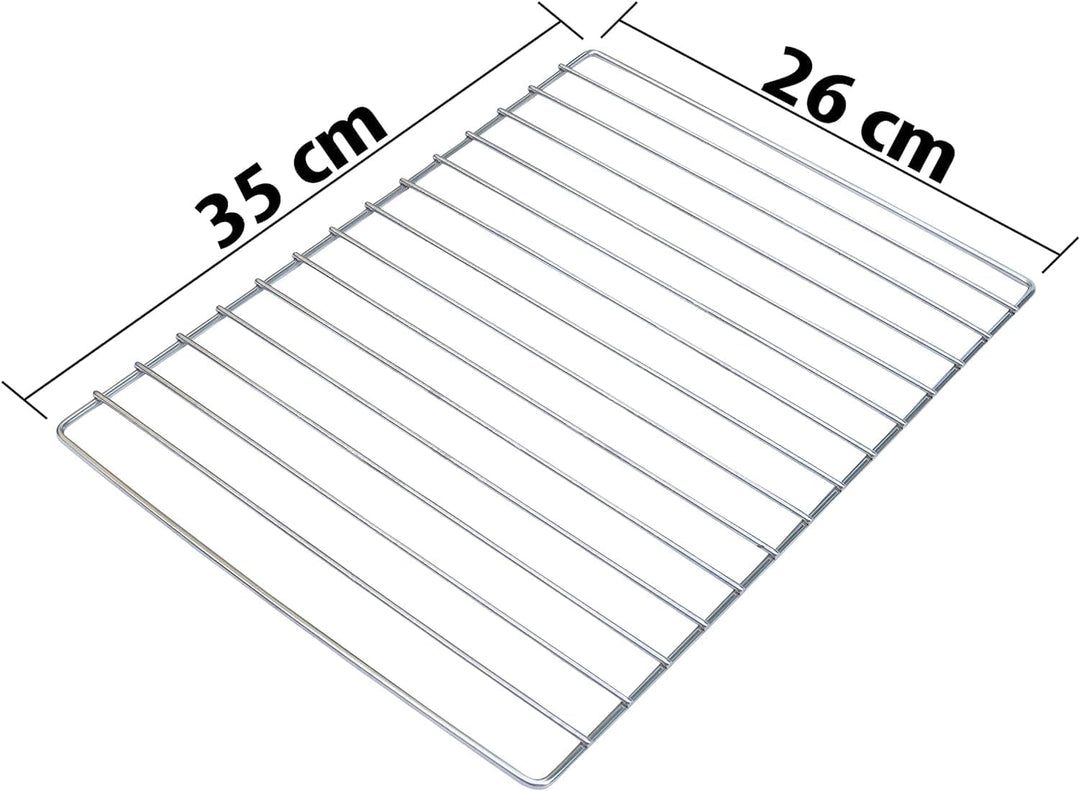 2 Stück Edelstahl Grillrost, Edelstahlrost, Rost, Grillrost Verschiedene Grössen (35 cm x 26 cm), 35