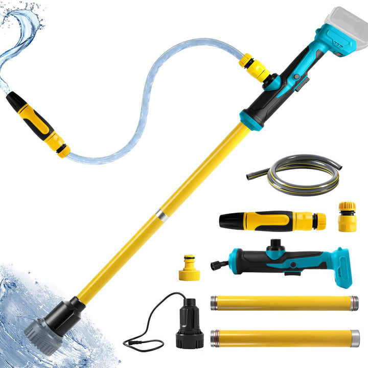 Akku Regenfasspumpe, kompatibel mit Makita 18V-Akku (ohne Batterie), 90 l/min Durchfluss, tragbare s