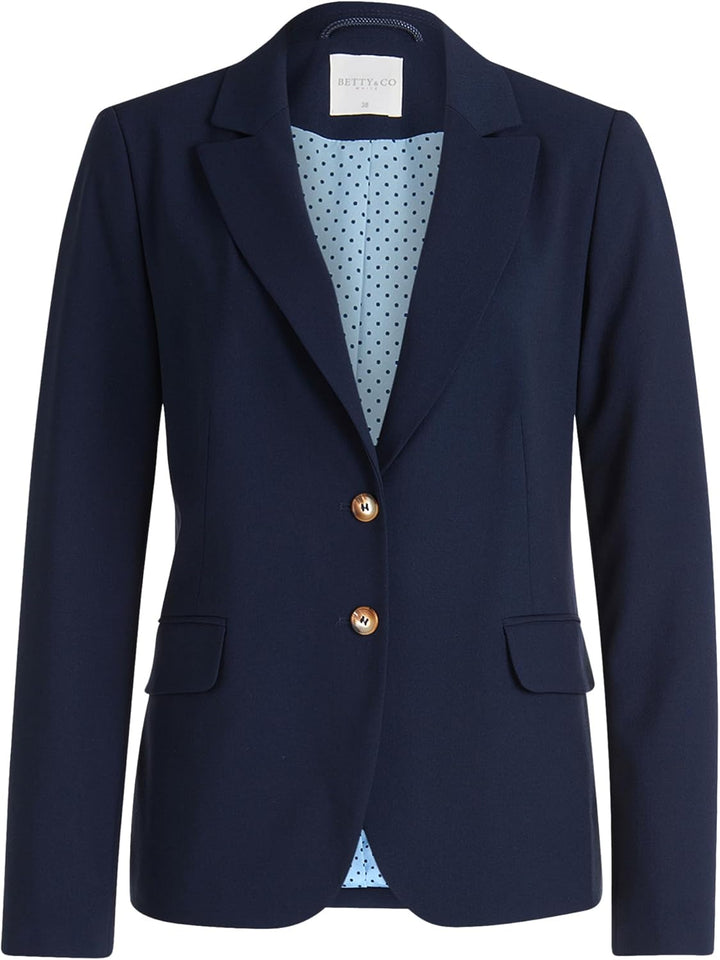 Betty & Co Damen Blazer 38 Navy Blue, 38 Navy Blue