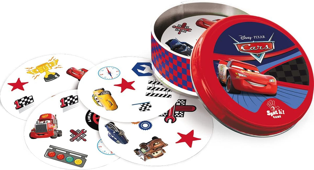 Asmodee ASM0004 - Dobble Cars, Kartenspiel, Mehrfarbig