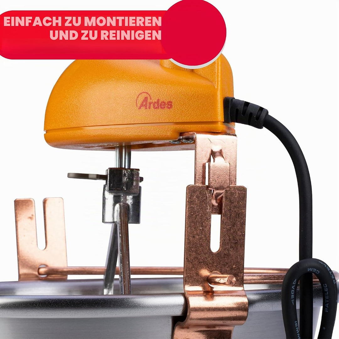 ARDES - AR24AM81 INOX-Kessel 28cm Durchmesser, Mischer für Marmelade Polenta, Ardes Mischerkessel fü