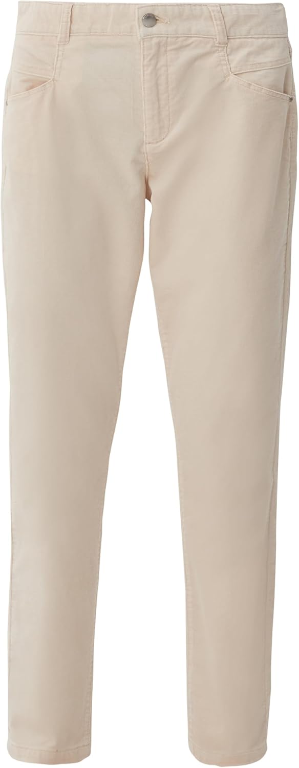S. Oliver Damen Jeans Hose Comfort Chino Cordstretch Beige 34 Beige 8100, 34 Beige 8100