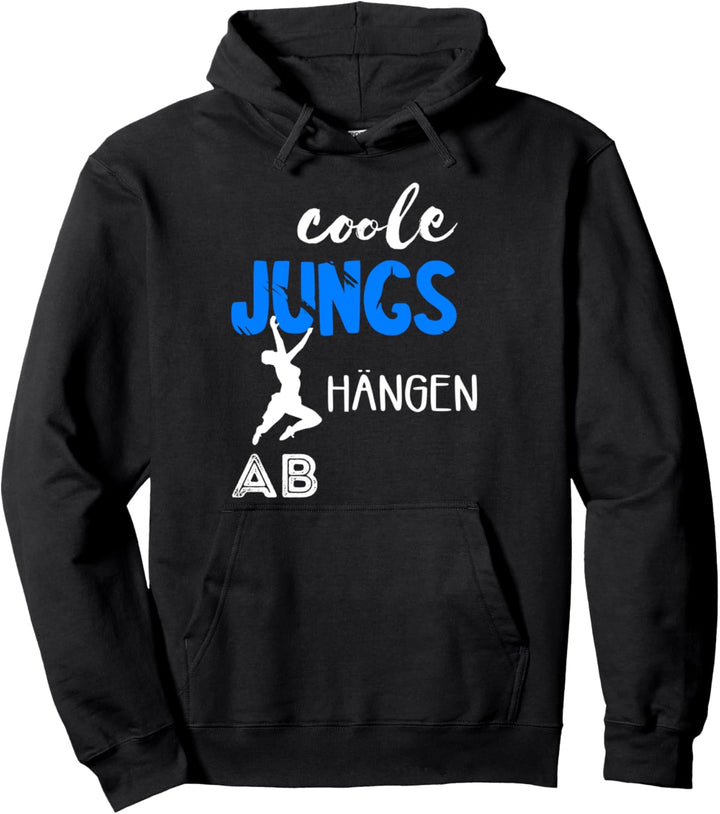 Coole Jungs Hängen Ab Felswand Klettern Bergsteigen Bouldern Pullover Hoodie