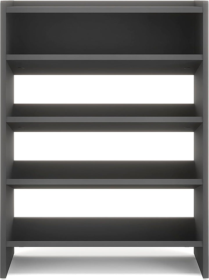 KOMTO Schuhregal Schmal - Schuhablage Flur mit 4 Ebenen Offener Schuhschrank Schuh Organizer Platzsp