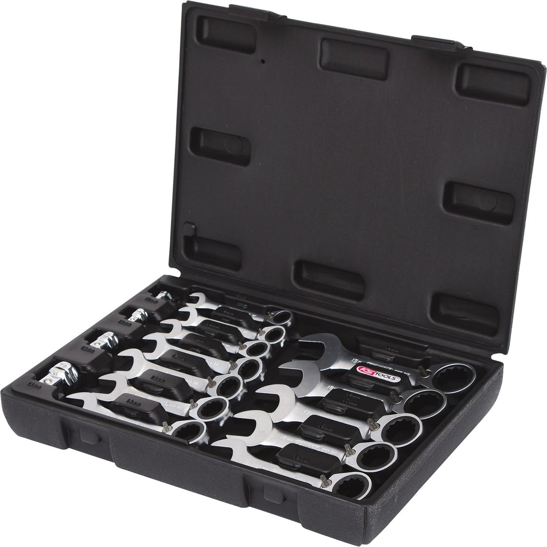 KS Tools 503.4653 GEARplus Ratschenringmaulschlüssel-Satz, kurz, 6-tlg.