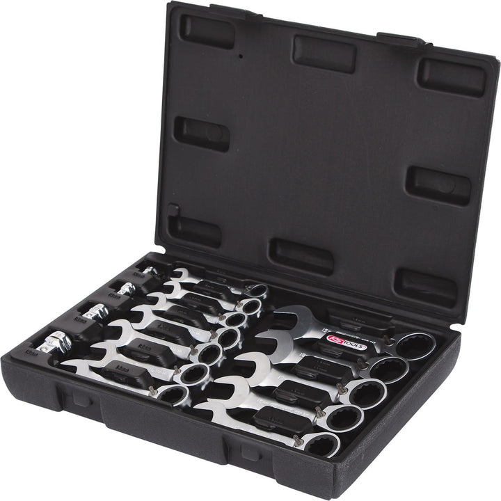 KS Tools 503.4653 GEARplus Ratschenringmaulschlüssel-Satz, kurz, 6-tlg.