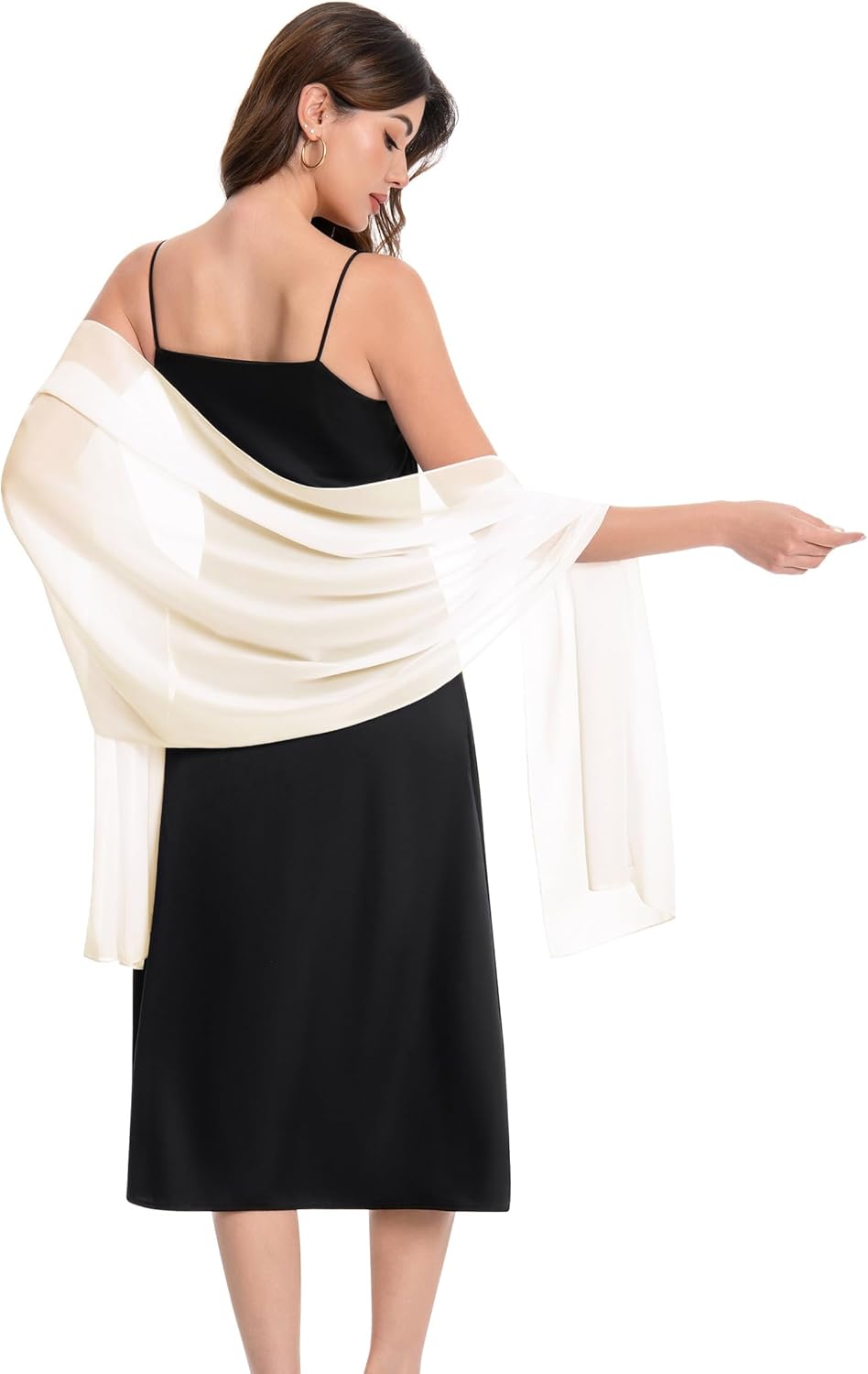 Baoqiya Damen Teil des Produkts Blass Champagner Length(79") * Width(29"), Blass Champagner Length(7