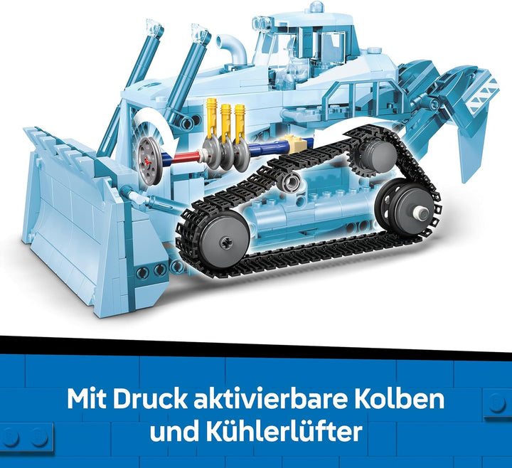 LEGO City Gelber Bulldozer Set – Spielzeugbaustelle, BAU- und Spielset – wirklichkeitsgetreue Baumas