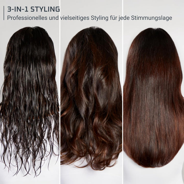 Rowenta Air Brush 3D, 3-in1 Warmluftbürste, einfaches Umschalten, 3 Temperaturstufen, 3 Luftstromges