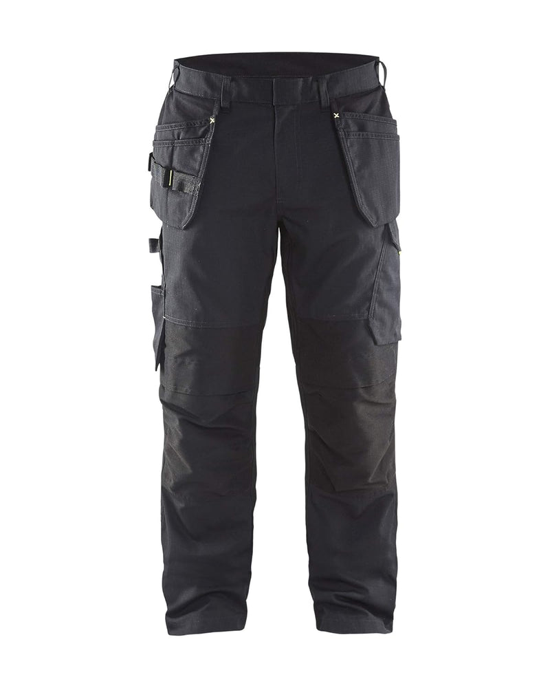 Blakläder 149613309933C148 Service Bundhose mit Nageltaschen Grösse in schwarz/gelb, C148 98 Black /