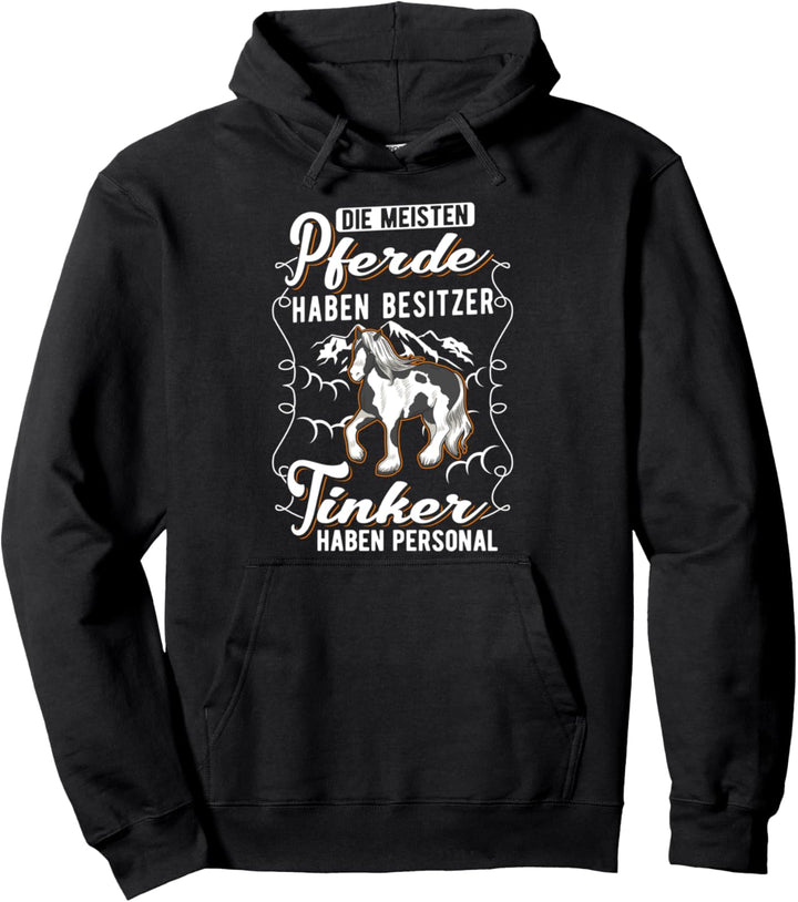 Tinker Glitzer Tinkerpferd Tinker Pullover Hoodie