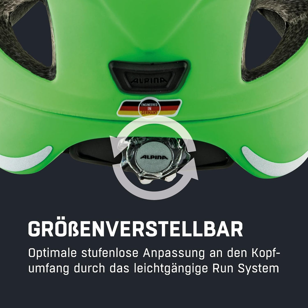 ALPINA XIMO L.E. - Leichter, Sicherer & Bruchfester Fahrradhelm Mit Optionalen LED-Licht Für Kinder