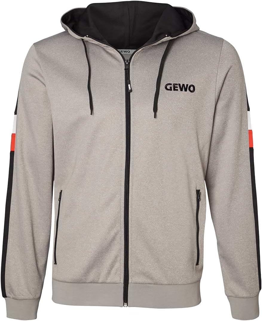 GEWO Hoodie Corvo 3XS Grau Melange/Schwarz, 3XS Grau Melange/Schwarz