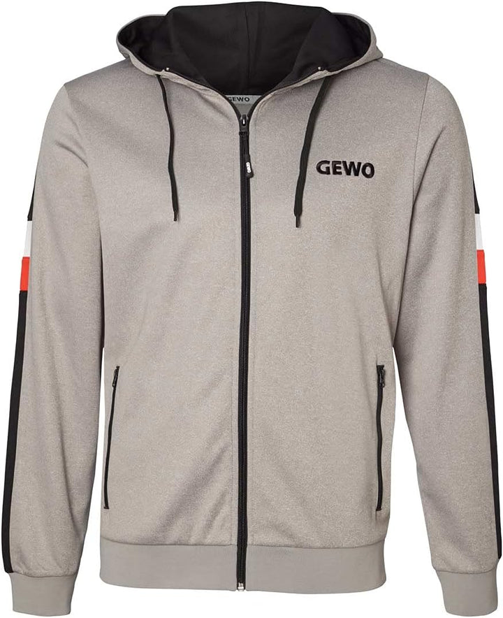 GEWO Hoodie Corvo 3XS Grau Melange/Schwarz, 3XS Grau Melange/Schwarz