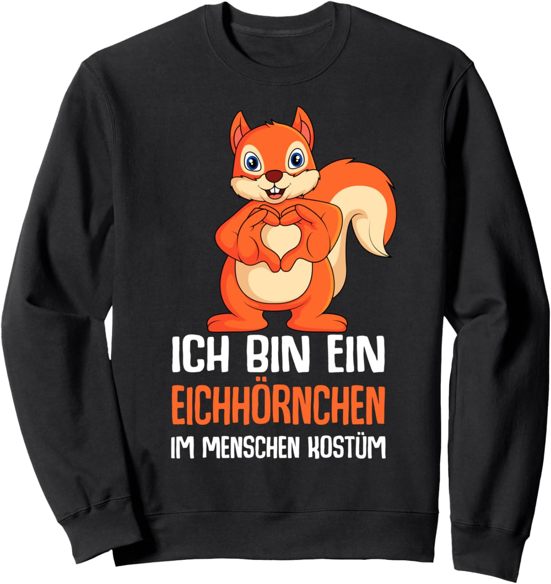 Eichhörnchen Kostüm Damen Kinder Jungen Mädchen Sweatshirt