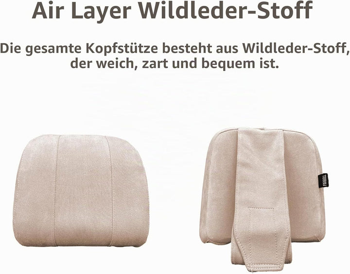Forbell Auto Kopfstütze Nackenkissen Zubehör Kissen Memory Baumwolle Autozubehör Kopfstütze Kissen K