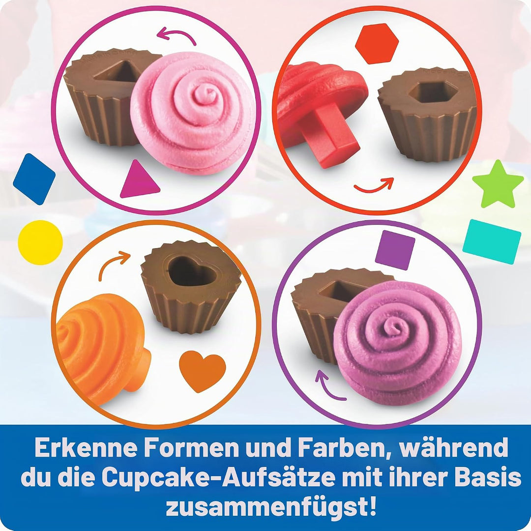 Learning Resources Smart Snacks Cupcake Formen-Steckspiel Einzeln, Einzeln
