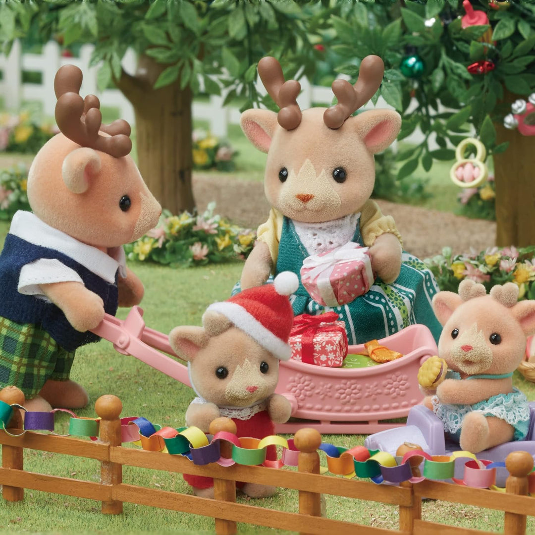 Sylvanian Families 5692 Rentier Familie - Figuren für Puppenhaus