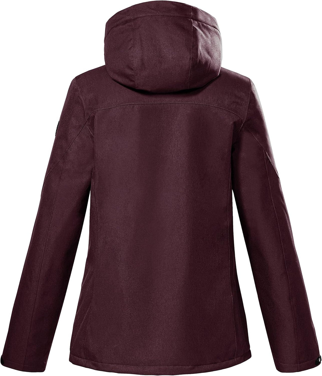 Killtec Damen Kow 142 Wmn Jckt Outdoorjacke/Funktionsjacke mit abzippbarer Kapuze 38 pflaume, 38 pfl
