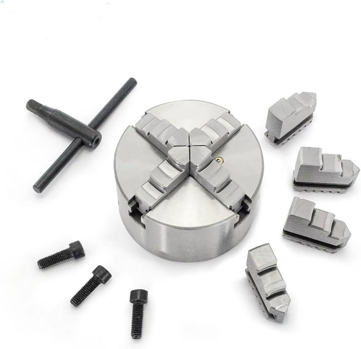 RATTMMOTOR Manuelles Spannfutter Selbstzentrierendes 4-Backen-Spannfutter K12-100mm 4-Backen-Spannfu