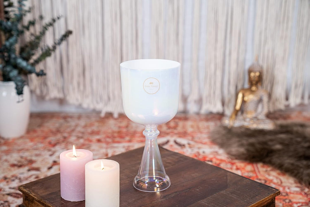Sonic Energy 5,5 Zoll Kristallklangkelch – 440 Hz, Ton A4, Stirnchakra – Für Meditation, Yoga, Klang