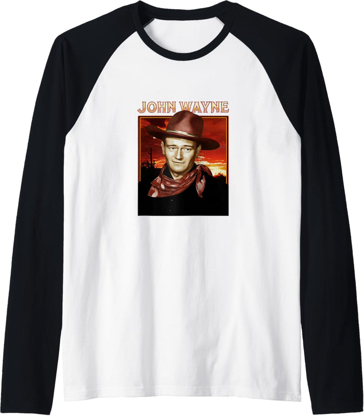 John Wayne Wüstensonnenuntergang Raglan